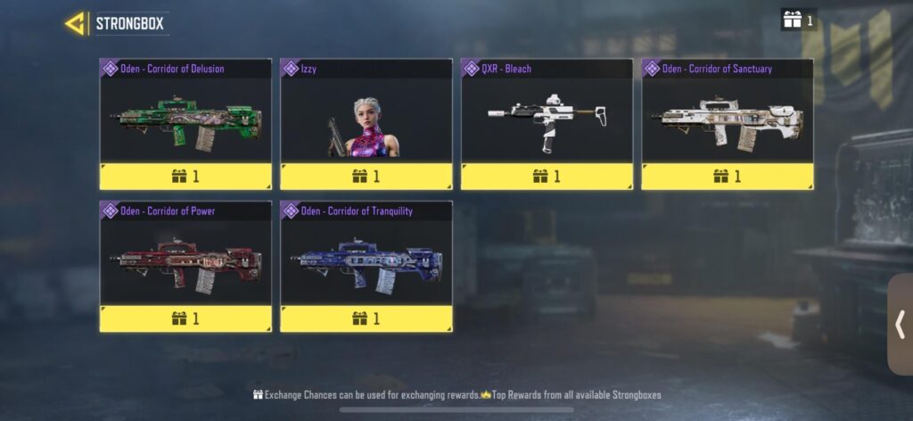 Strongbox Izzy or QXR