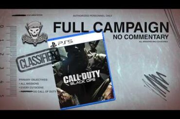 [BO] With the ports coming, I played the GREATEST Campaign in CoD history to get hyped