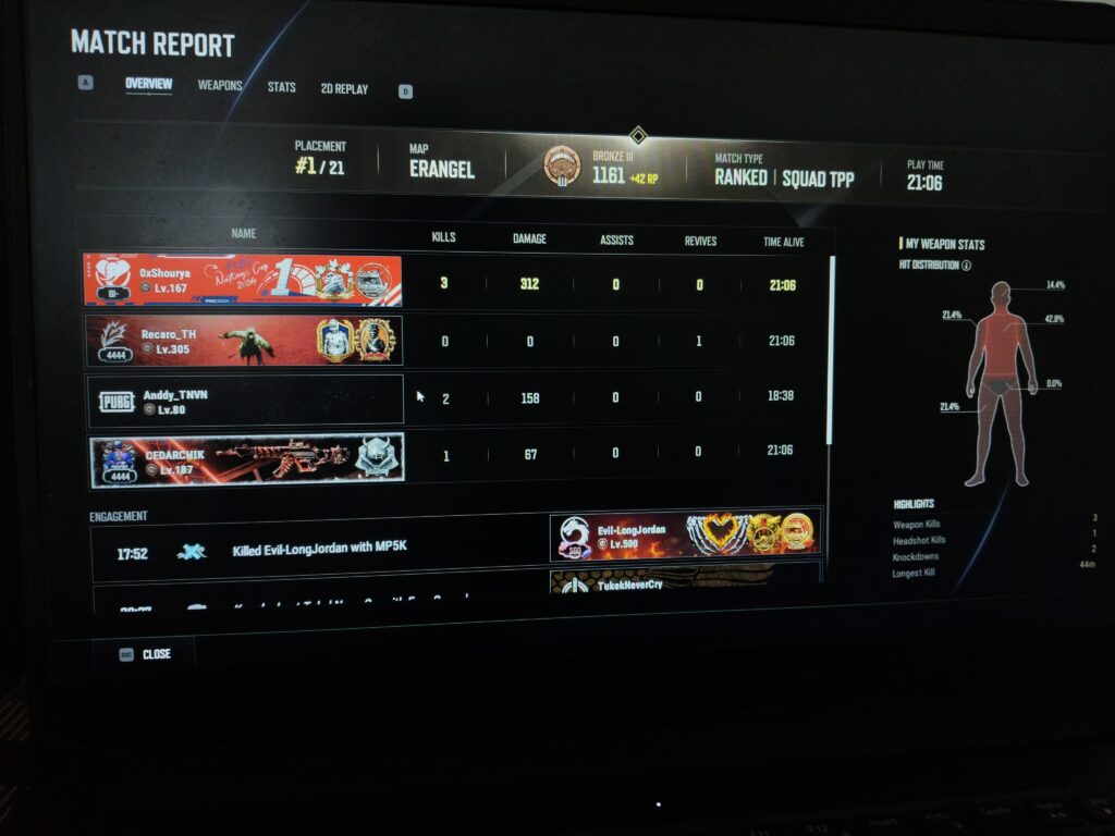 Got the first chicken of ranked season after working 9-5