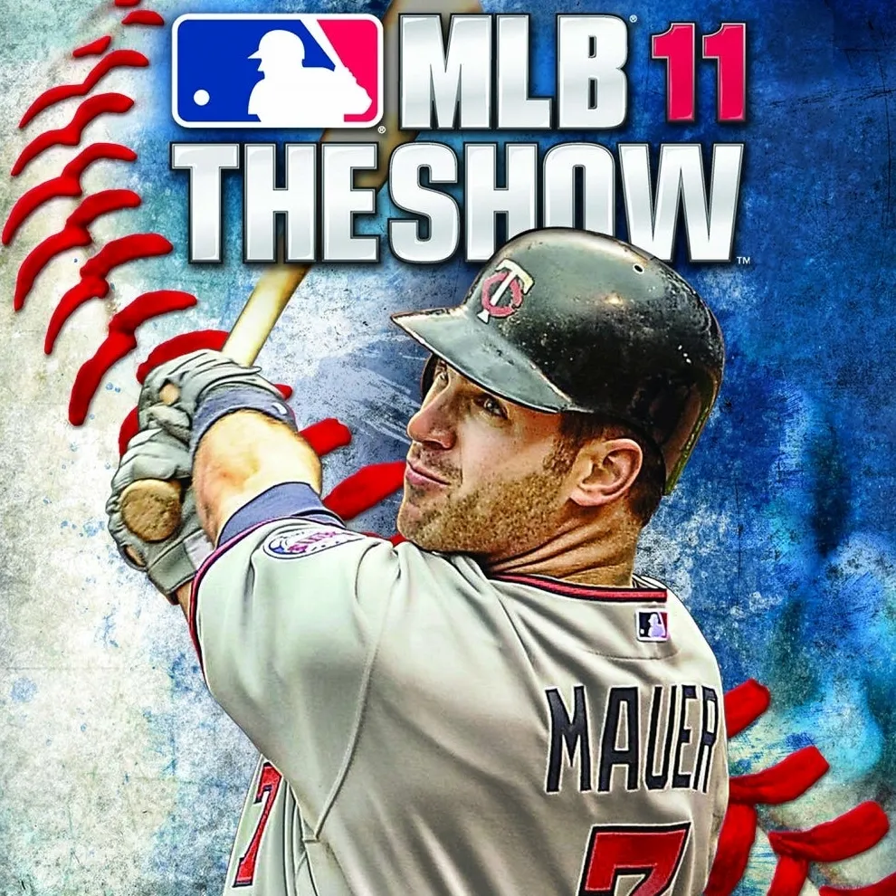 A player swings the bat on the cover of MLB 11 The Show