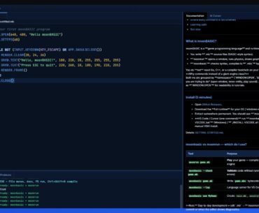Write 2D And 3D Games In Modern MoonBASIC