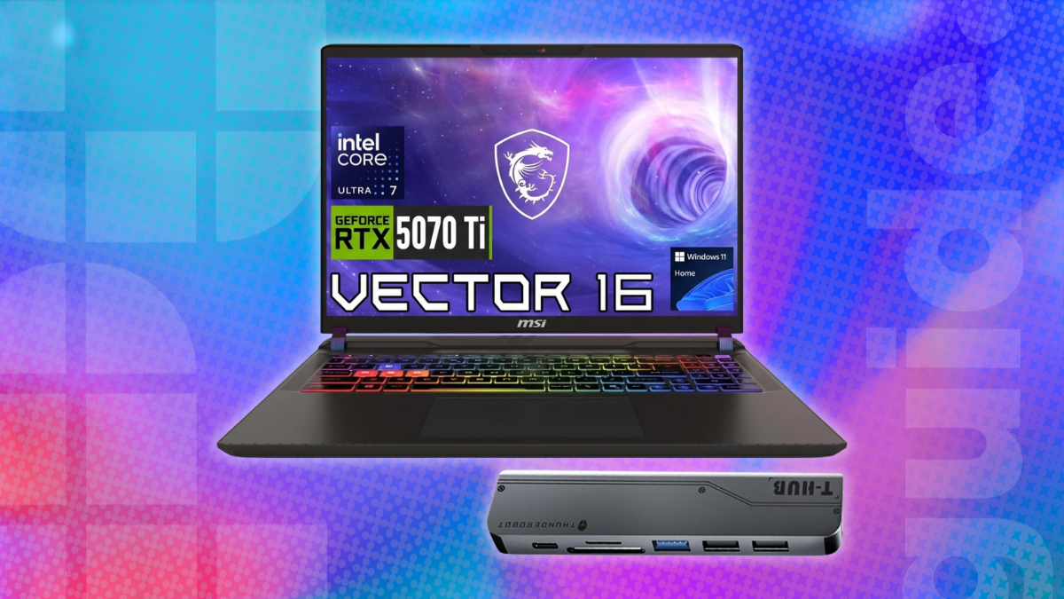 MSI RTX 5070 Ti gaming laptop with 255HX and 32GB DDR5 RAM at its 30-day lowest price MSI RTX 5070 Ti gaming laptop with 255HX and 32GB DDR5 RAM at its 30-day lowest price