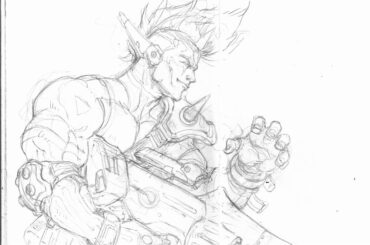 Passing the time. Pencil sketch!