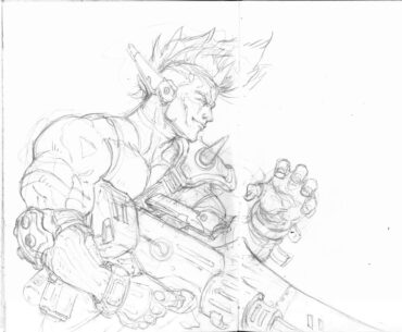 Passing the time. Pencil sketch!