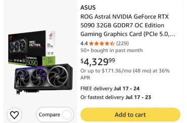 RTX 5090 is legit rich man card now