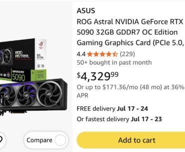 RTX 5090 is legit rich man card now