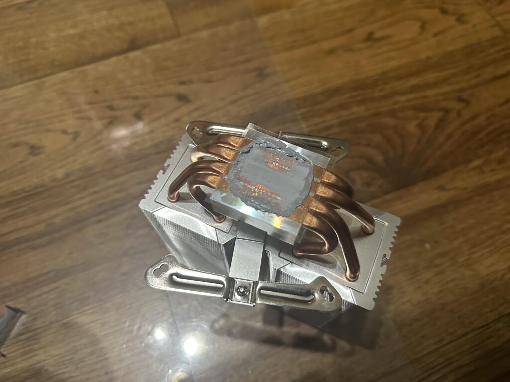 Went to go change the thermal paste after 1 and a half years just to realize…