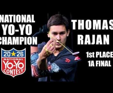 2026 National Yo-Yo Champion Thomas Rajan defies physics, crushing the competition