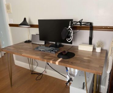 My first PC and my first minor woodworking project (made the desk) :)