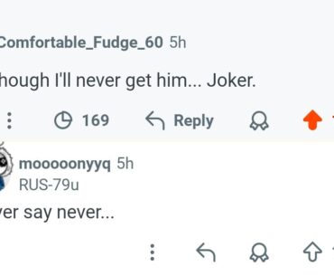 never say never