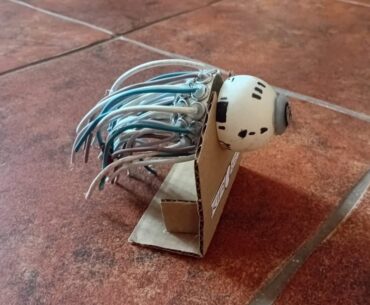 Made this from a pinpong ball, buttons, random cables, and a glue gun. My inspiration was obviously The oracle kiroshis but I ended up changing the design. The images are bad couse of a shitty phone