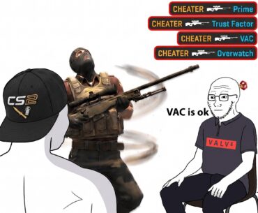Valve's passive acceptance of CS2's cheating epidemic, illustrated