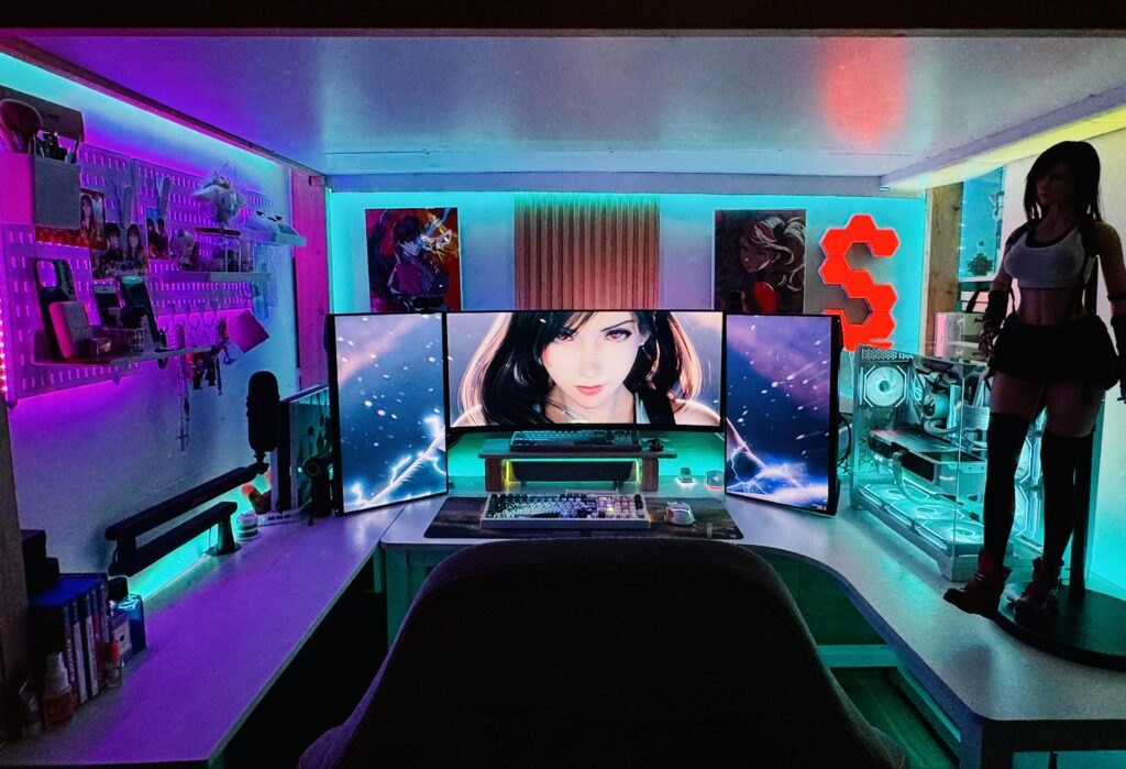 My Loft Bed Battlestation After 2 Years