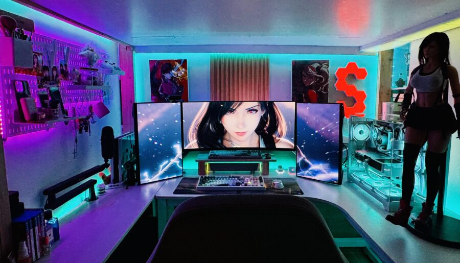 My Loft Bed Battlestation After 2 Years