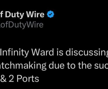 Let’s keep up for the feedback for MW4 [COD]