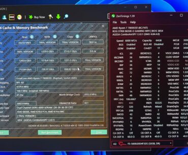 Updated 7800x3d and 2x32gb mdie, sub 59ns