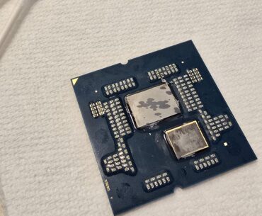 Delidded 9800x3d spots