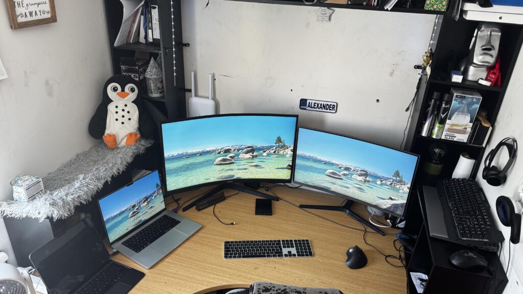 My very basic (laptop) setup