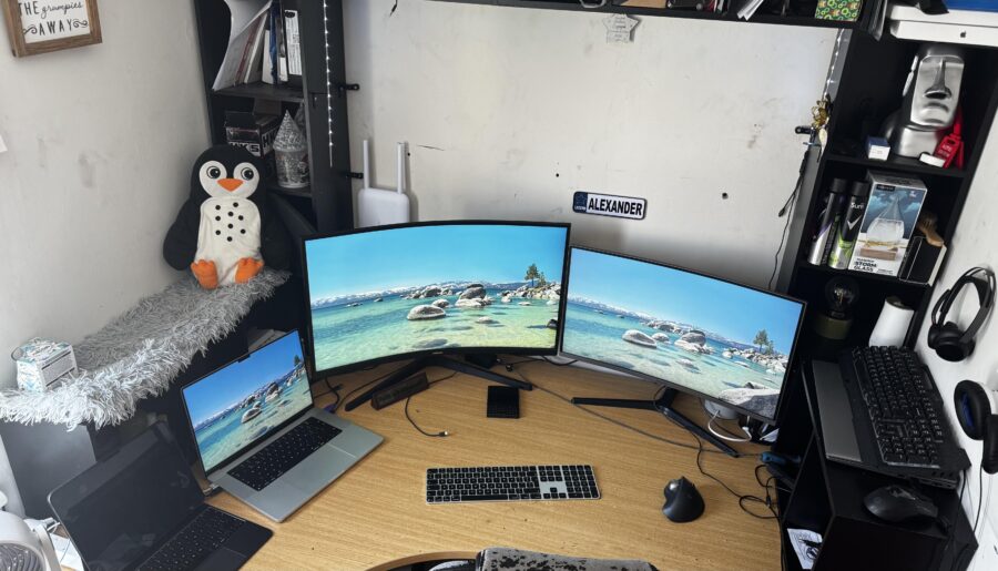 My very basic (laptop) setup