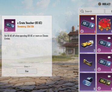 Material earned not in inventory