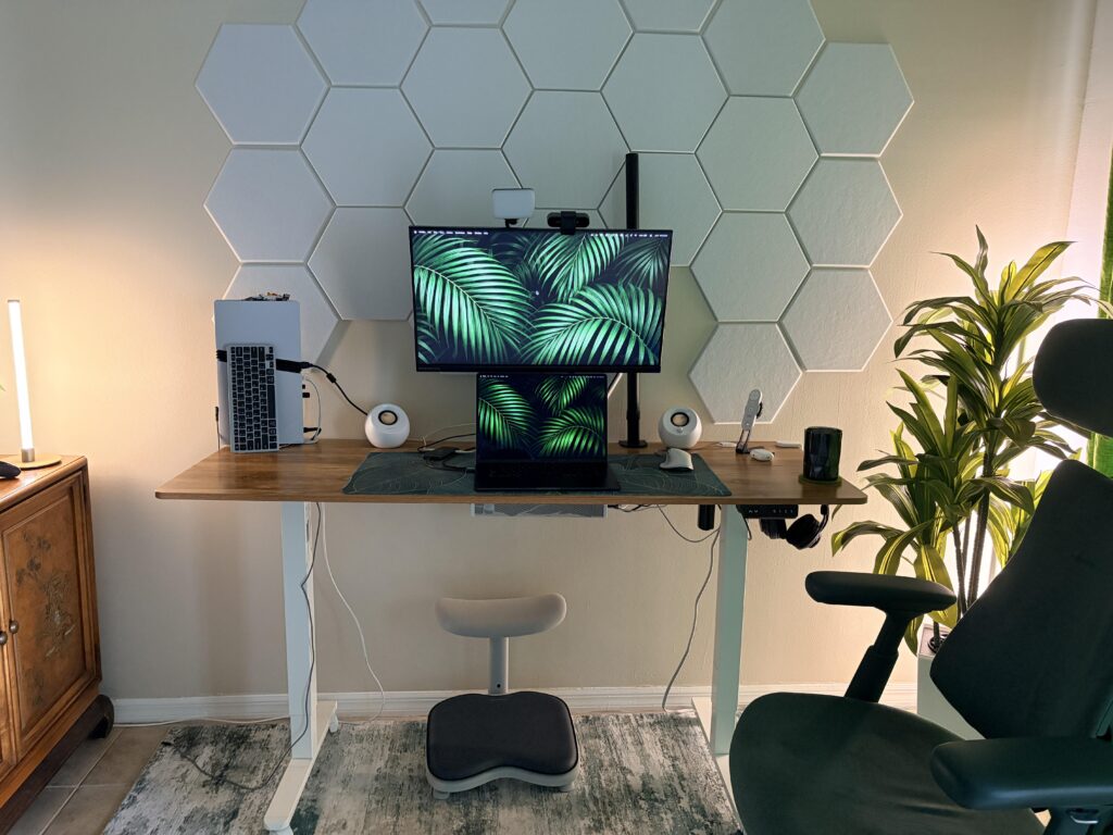 A little bit of green. Need help with wire management.