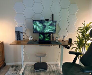 A little bit of green. Need help with wire management.