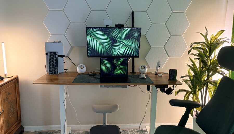 A little bit of green. Need help with wire management.