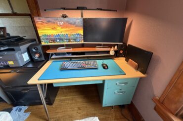 Finally happy with my WFH setup