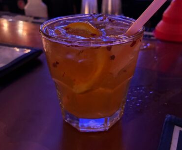 Had my local bartender try his hand