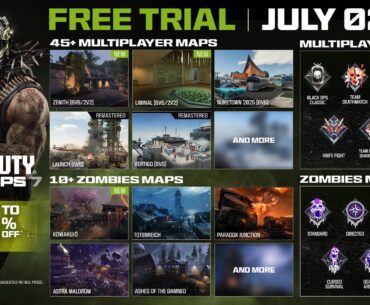 Free Trial for both Multiplayer and Zombies in Black Ops 7 is available until July 6th