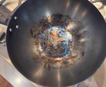 Case hardened wok