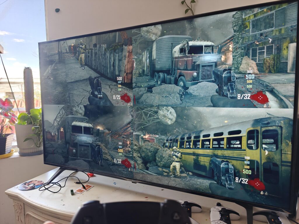 Yes you can play 4 player Local coop zombies on PS5 BO2 Port [BO2]
