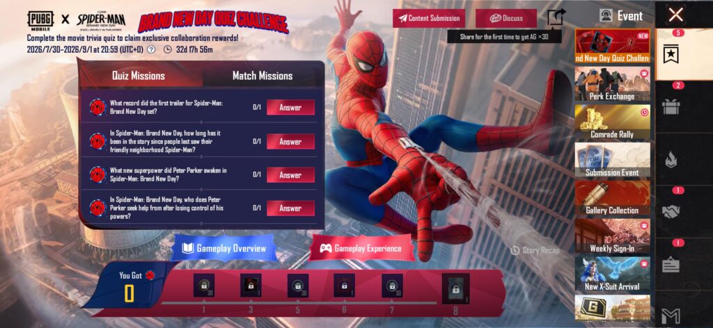 Spiderman quiz answers