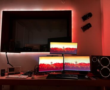 Main rig with part of GPU test rig
