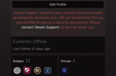I got a steam alert