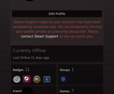 I got a steam alert