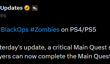 Moon's Main Quest was fixed with yesterday's update on PS4 & PS5