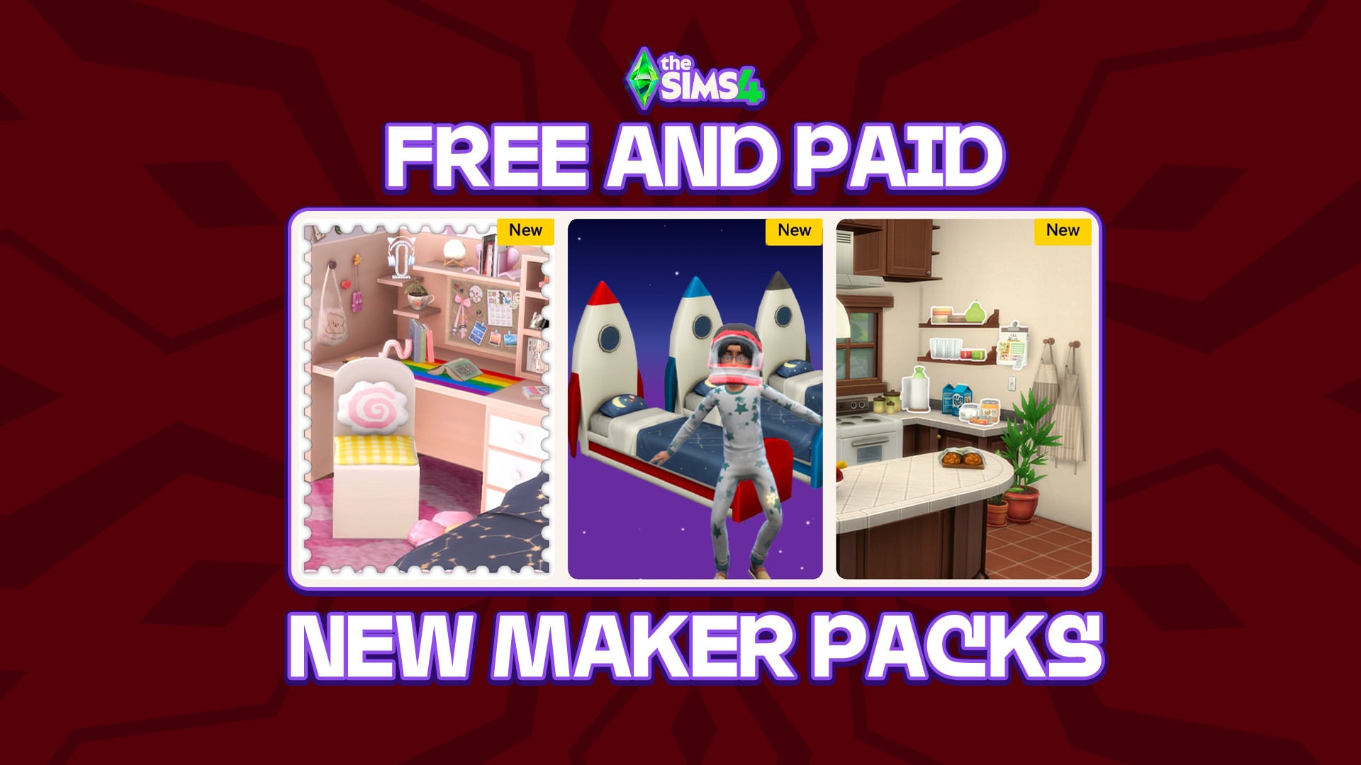 New The Sims 4 Maker Packs Drop: Two Free And One Paid Marketplace Release New The Sims 4 Maker Packs Drop: Two Free And One Paid Marketplace Release