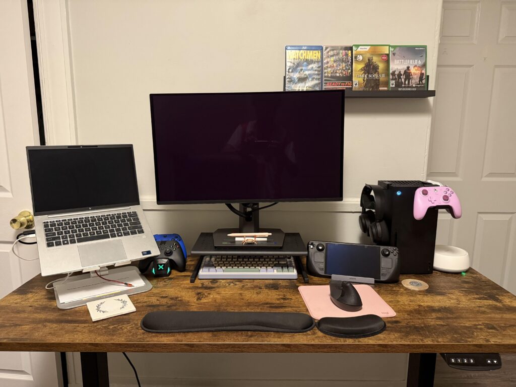 Just Set Up Work/Gaming Setup in my Home office, any advice or suggestions?