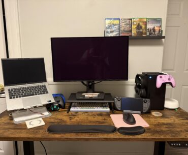 Just Set Up Work/Gaming Setup in my Home office, any advice or suggestions?