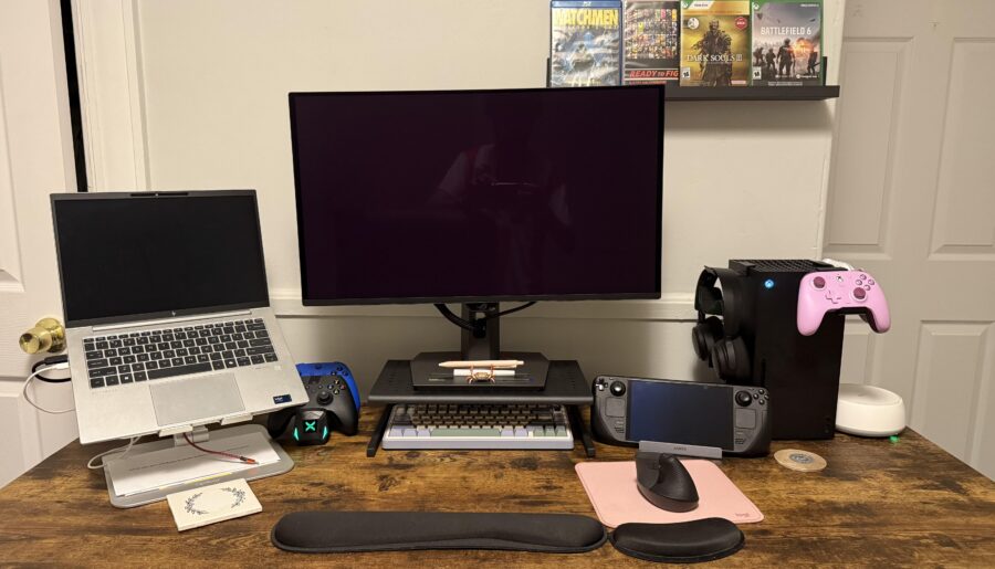 Just Set Up Work/Gaming Setup in my Home office, any advice or suggestions?