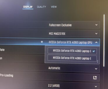 Warzone graphics card