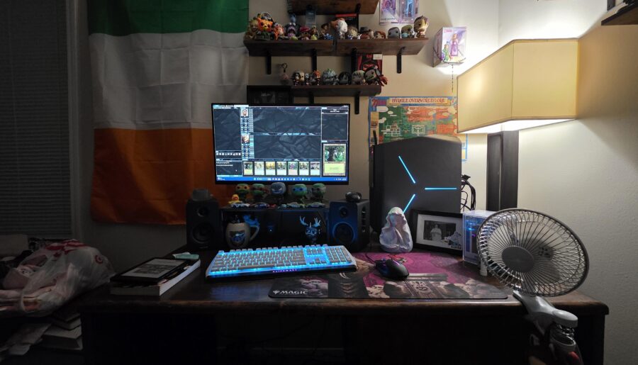 Every day Dad setup!