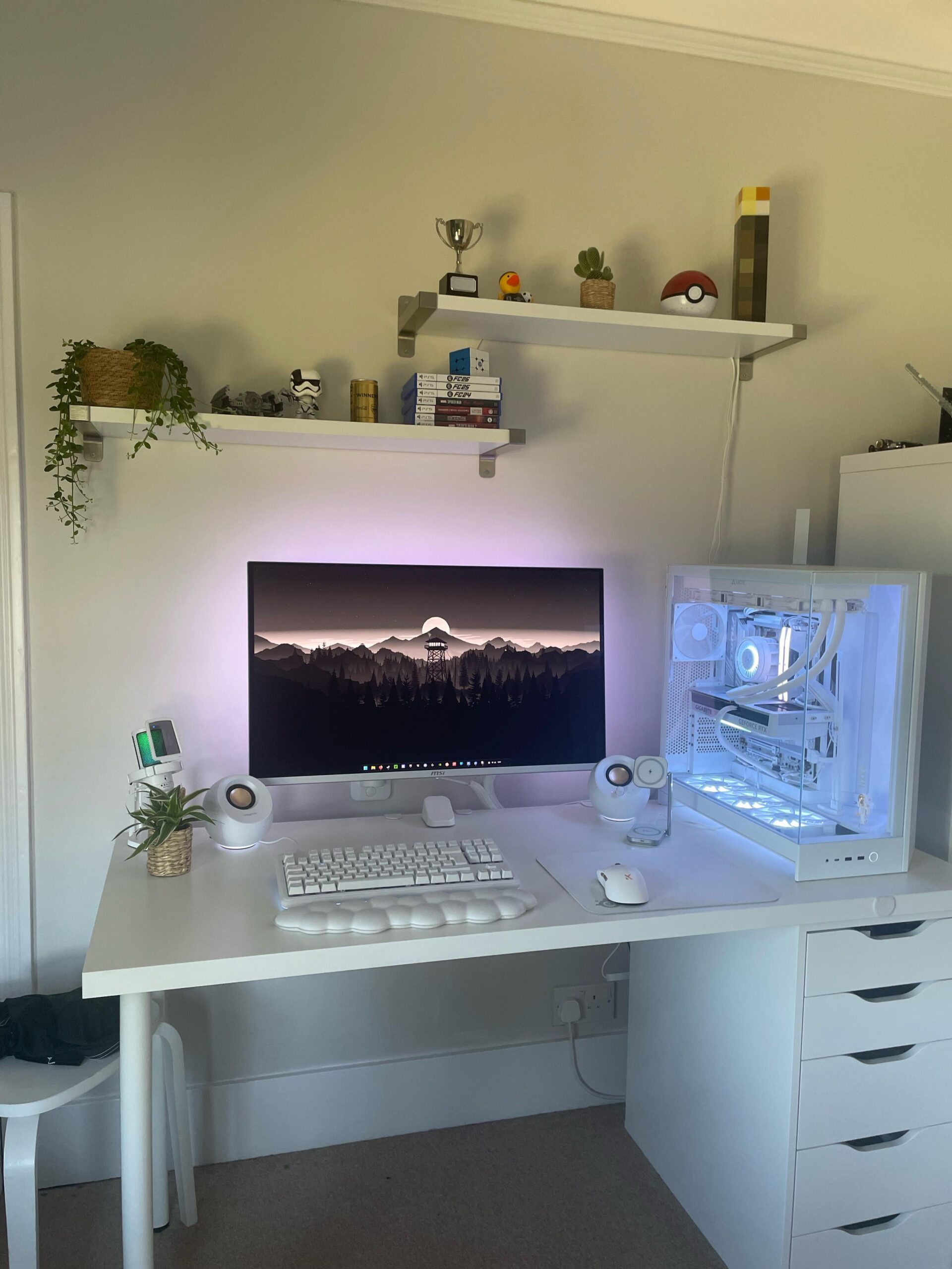 Lighting/wallpaper question Lighting/wallpaper question