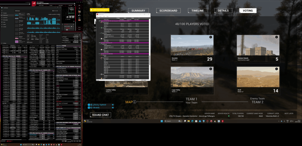 GPU Hotspot RTX 5090 LC vs Air