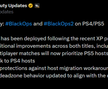 [BO] [BO2] Patch Note for the new updates on PS4/PS5