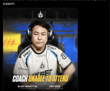 MaaRaa to miss EWC and LAN portion of BLAST Bounty Summer, will continue to provide support online
