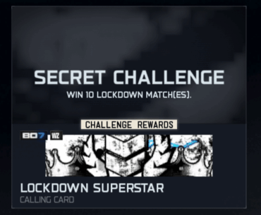 Calling card (secret challenge)