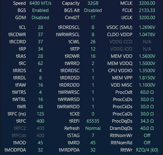 Anything to improve or change on timings and specifically on voltages?