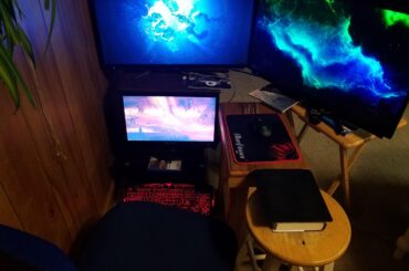 Here's my setup from about eight years ago. I used this setup for about 2 years.